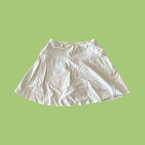 Stylish White Skater Skirt for Kids